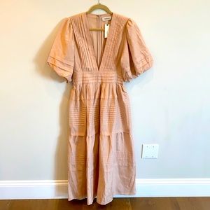 NWT Magali Pascal Pink Dress (Anthropologie) Large